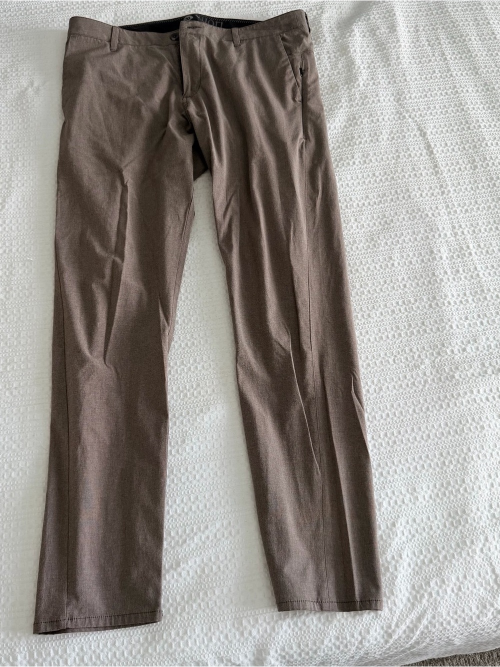 Vuori Men's Brown Chinos - Slim Casual Trousers